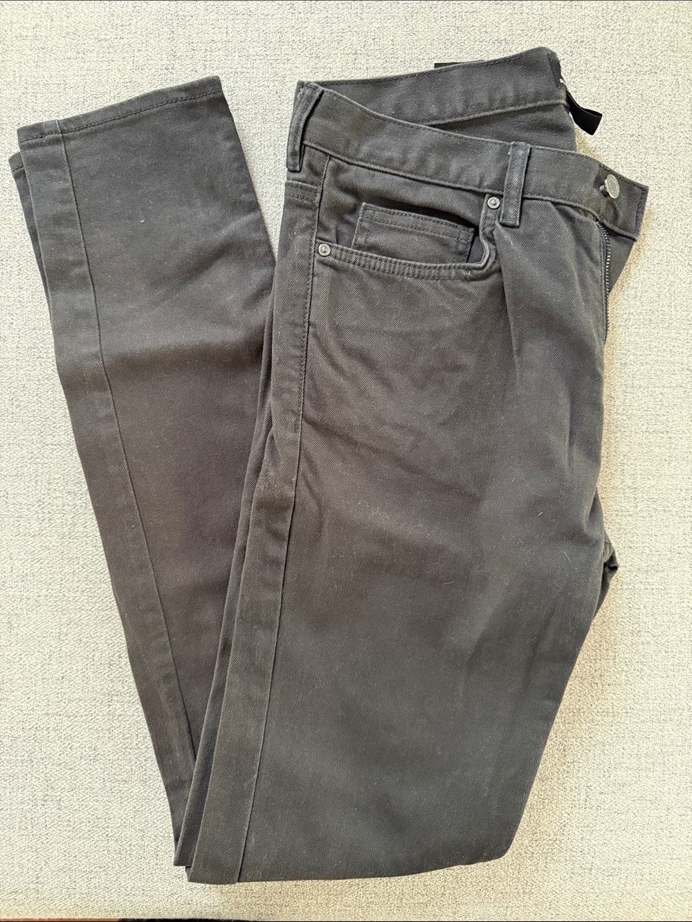 H&M Men’s Dark Charcoal Skinny Fit Jeans